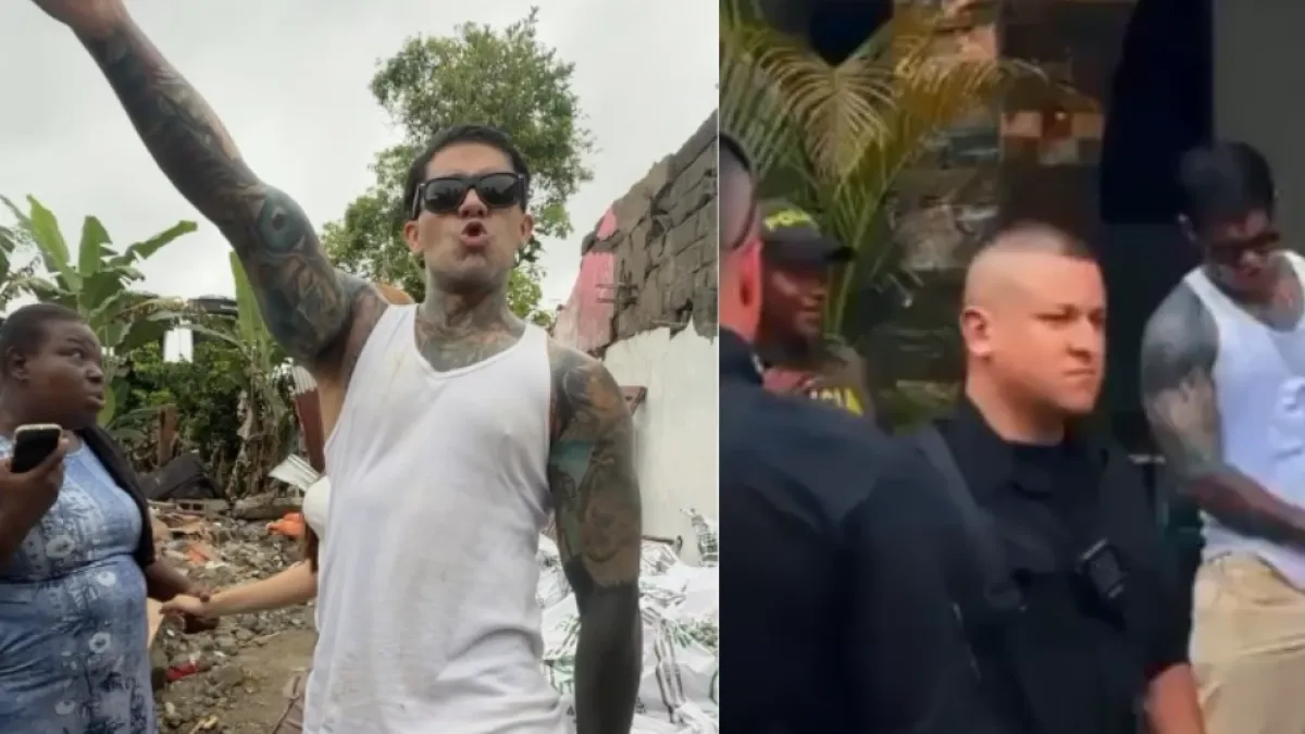 Video de Yeferson Cossio con arma de la Policía genera cuestionamientos durante la emergencia en Chocó tras el terremoto que sacudió a Colombia