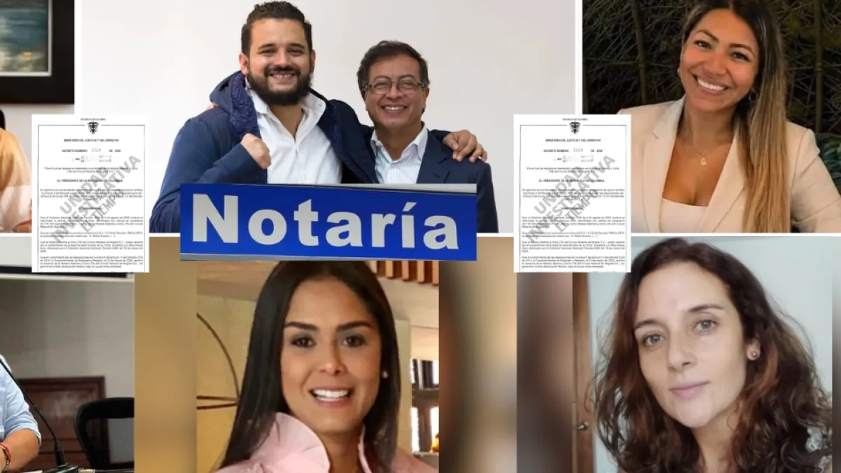 Parejas de petristas y un exsenador, en la lista de 9 notarios que Gustavo Petro nombró faltando dos días para irse de Presidencia