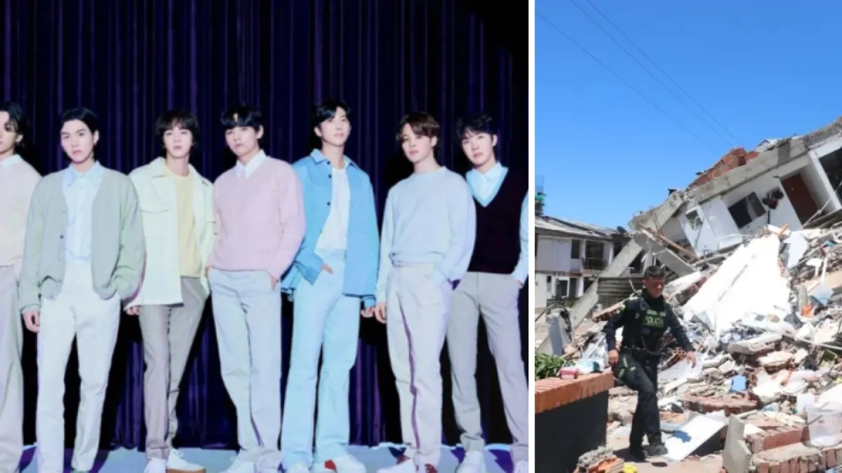 La reconocida banda de K-pop BTS anuncia una millonaria donación para las familias afectadas por el fuerte terremoto en Colombia