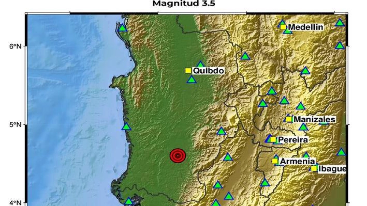 Temblor hoy en Chocó | Reportan nuevo sismo en Istmina durante la noche de este miércoles 26 de agosto: magnitud y profundidad