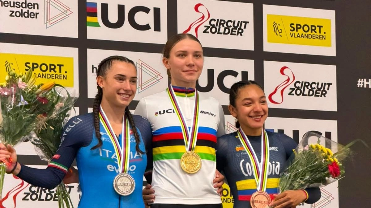 Video | Manuela Loaiza se sube al podio en el Mundial Juvenil de ciclismo de pista: sensacional actuación