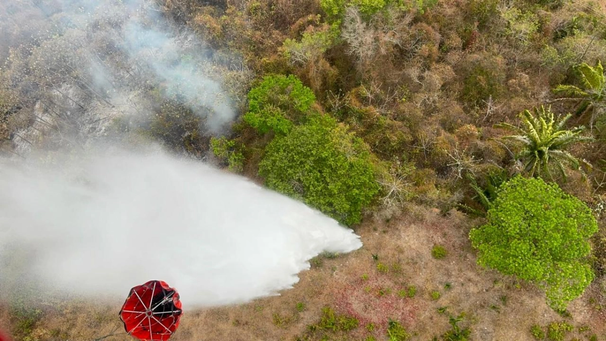 L'aviazione dell'Esercito usa tecnologie notturne per gli incendi nel Tolima - tecnologia news from El Tiempo
