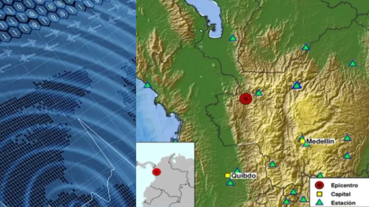 Triple temblor en Chocó y Antioquia | Sismos durante la madrugada de este martes 25 de agosto: epicentro, magnitud y profundidad