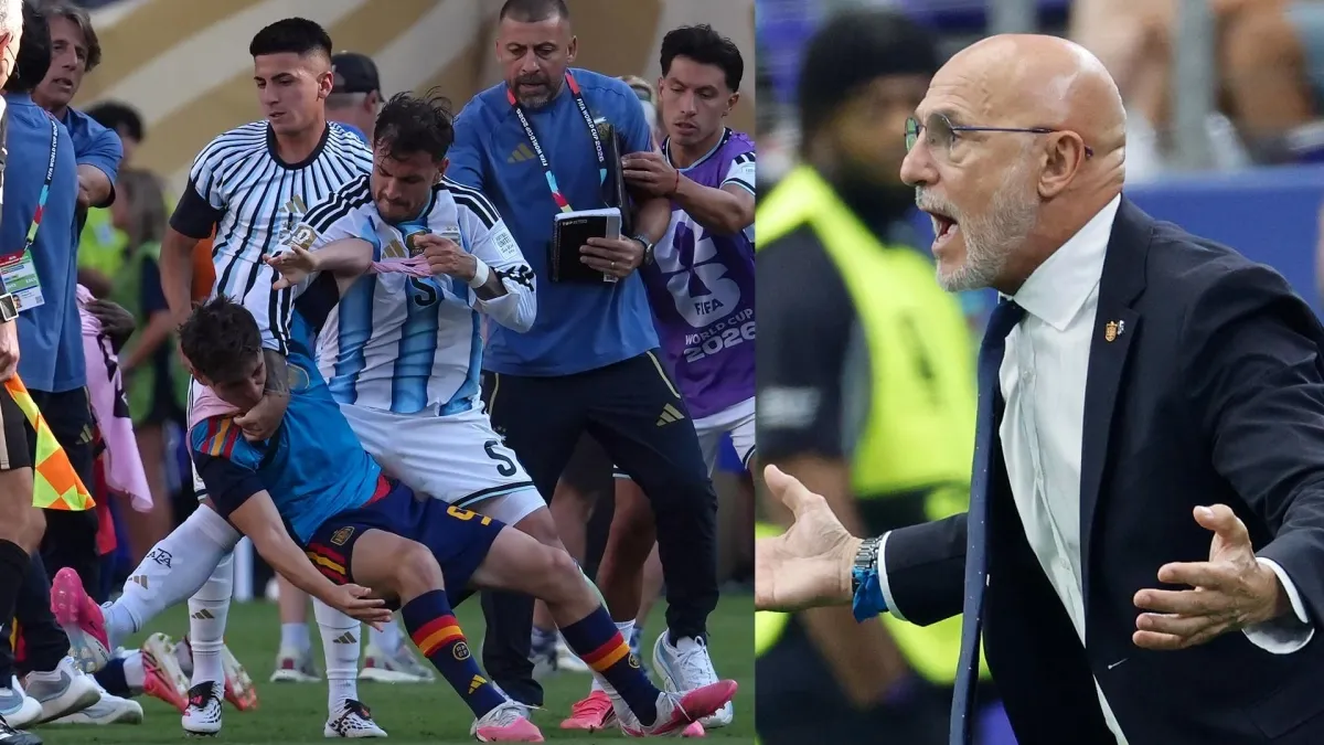 Luis de la Fuente, DT campeón con España, lanzó fuerte dardo contra Argentina tras sanciones de la Fifa por la violenta pelea en la final del Mundial