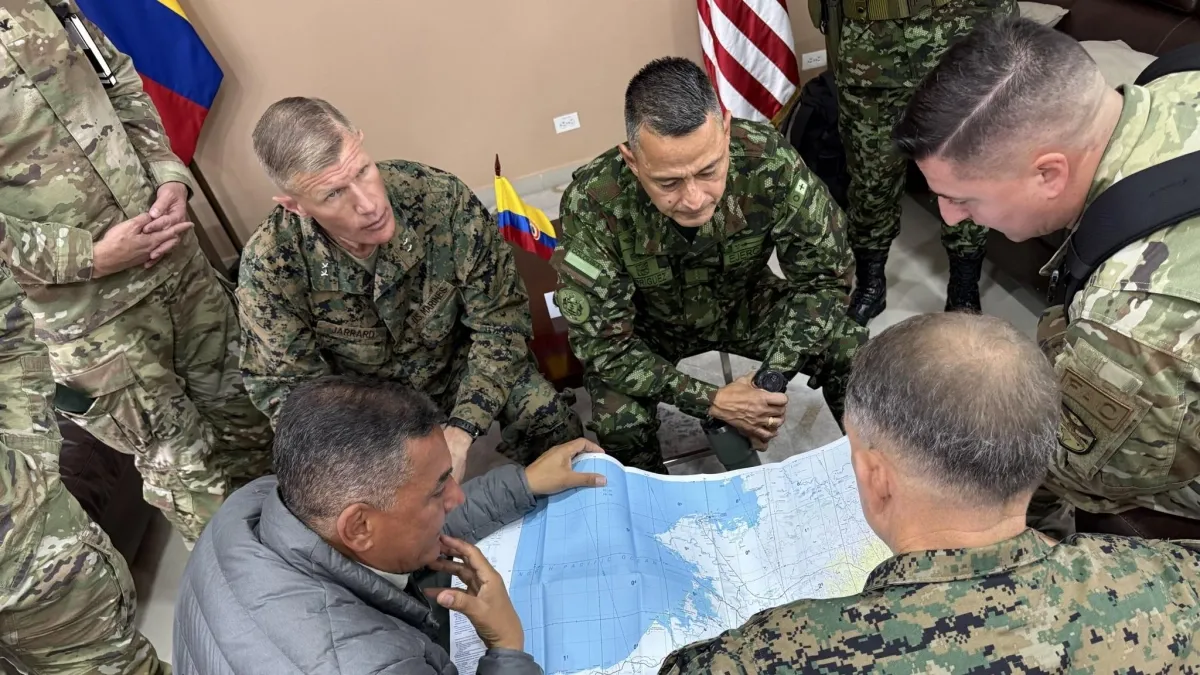 US Southern Command Chief Visits Colombia to Align Counter-Narcotics Strategy