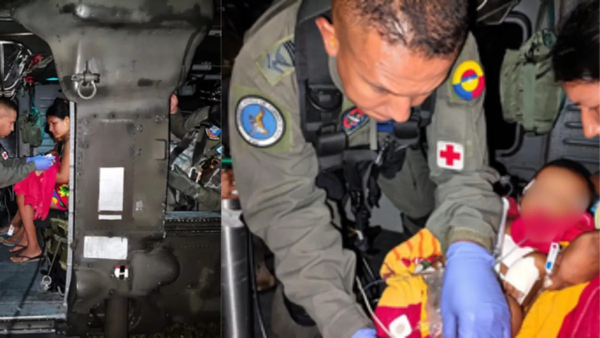 Bebé indígena herido a bala en Chocó: lo evacuaron en helicóptero y hay investigación