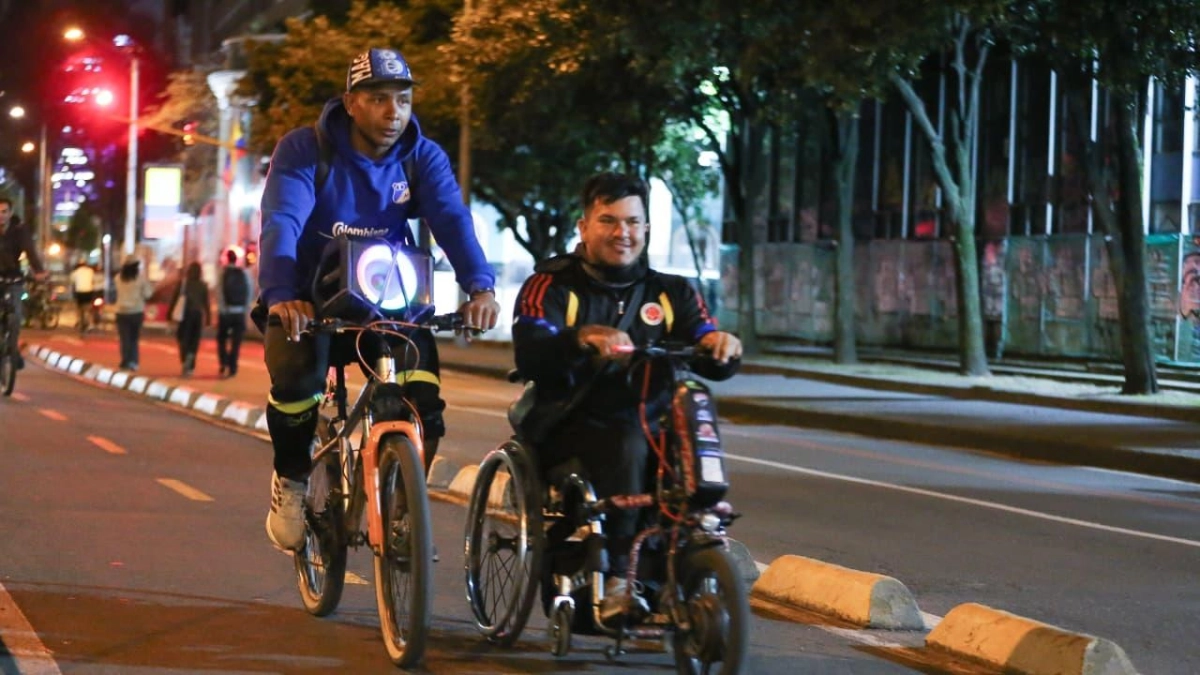 Ciclovía Nocturna de Bogotá dejó más de 2 millones de trayectos: estas son las cifras
