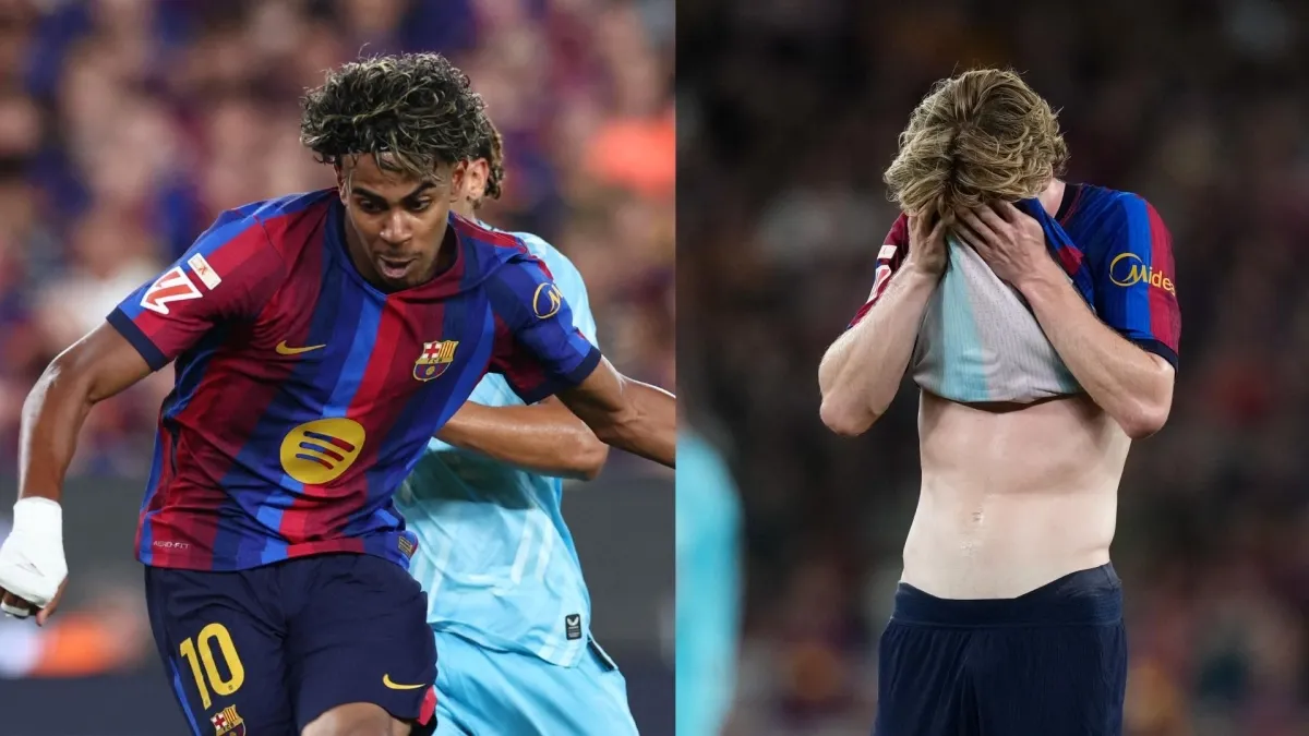 Anthony Gordon crea controversia en el Barcelona: reaccionó mal tras una jugada en la que Lamine Yamal no le pasó el balón (video)