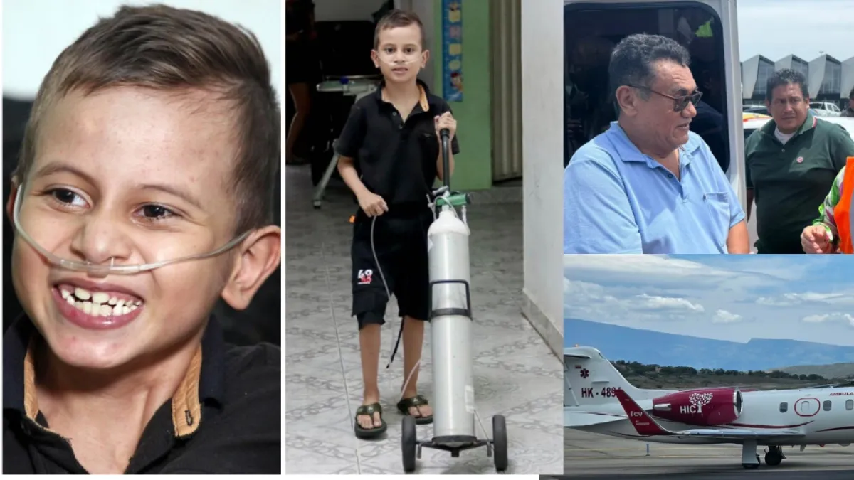Lucas Murillo, el niño que pidió un trasplante de corazón al Presidente, es trasladado a Bucaramanga para valoración médica clave: 'Oren por nosotros'