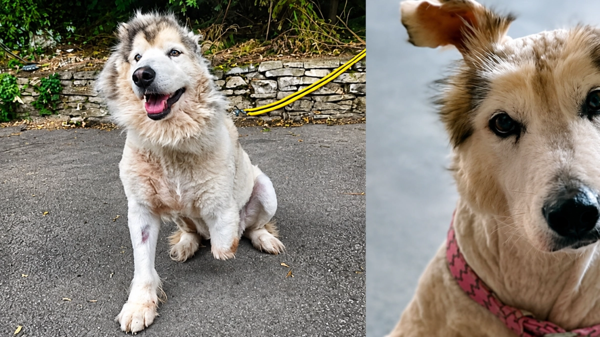 Cora sobrevivió al comercio de carne de perro en China, perdió una pata y una oreja, pero logró viajar para comenzar una nueva vida: 'Ser querida'