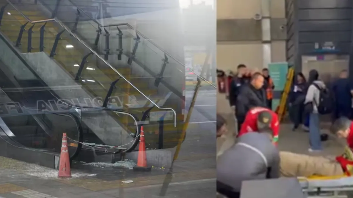 Falla en escalera eléctrica deja 11 heridos en una estación de tren de Argentina: cinco personas fueron hospitalizadas