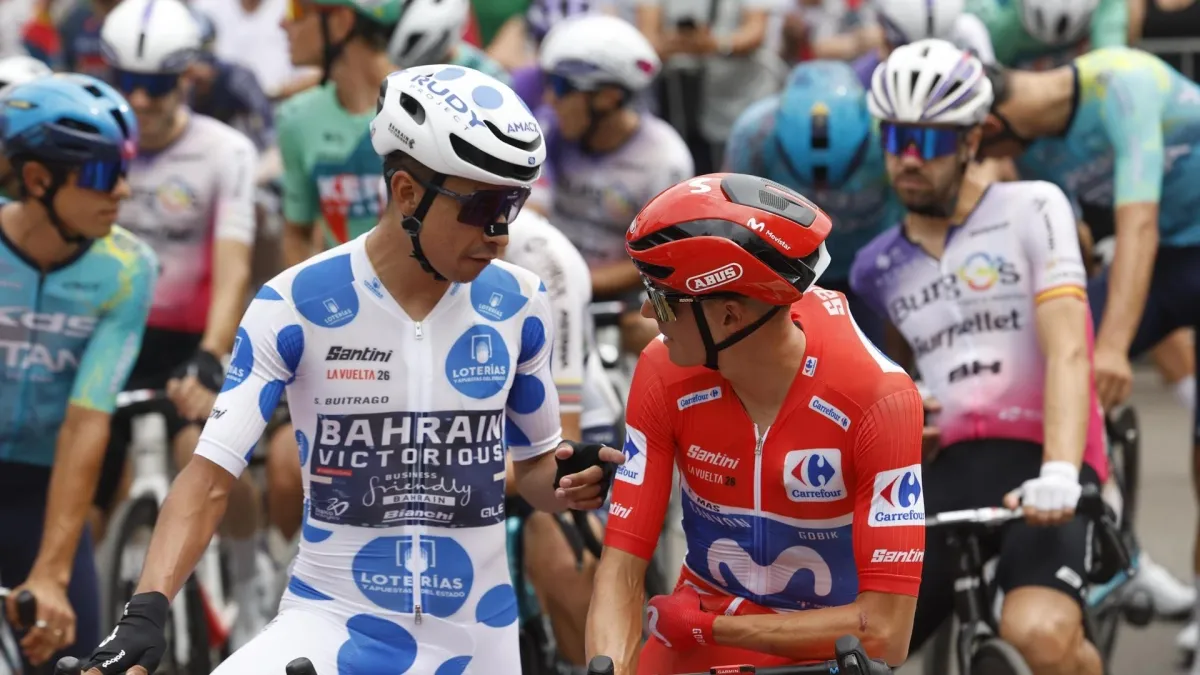 Santiago Buitrago y Harold Tejada, atentos: la etapa 15 de la Vuelta a España fue recortada tras fuerte queja de los ciclistas del pelotón