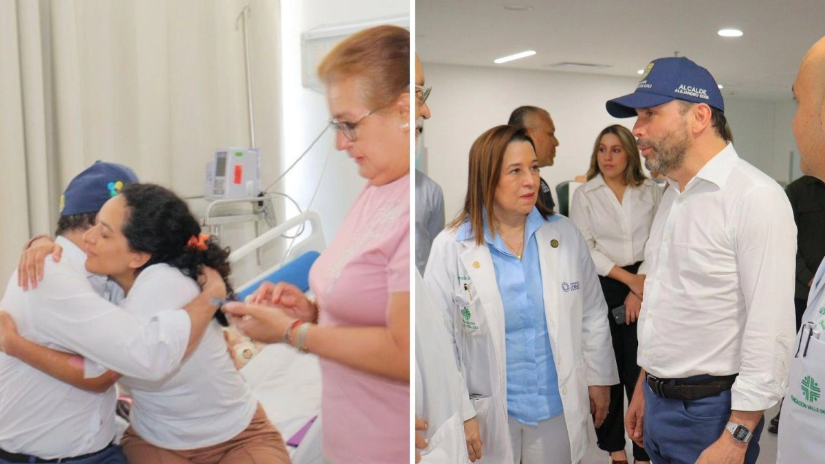 El conmovedor reencuentro de Diana Troncoso, uno de los símbolos de esperanza por el terremoto, con el alcalde de Cali: 'Hoy respiro por ustedes'