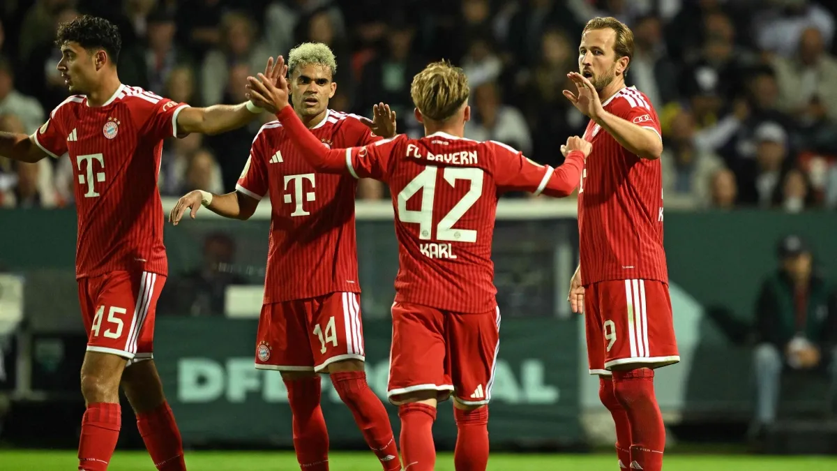 Luis Díaz, presente en la remontada del Bayern Múnich para avanzar en la Copa de Alemania
