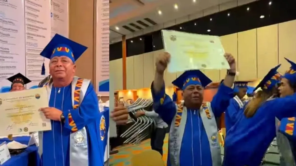 Vendedor de chance en Santa Marta logró graduarse de licenciatura en matemáticas a los 58 años: 'Nunca es tarde para cumplir un sueño'