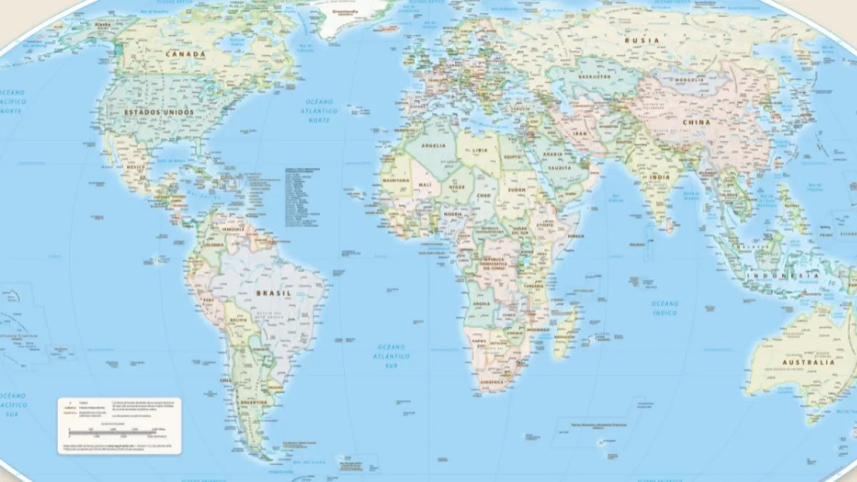 Naciones Unidas adopta un nuevo mapa del mundo: esta es la cartografía actualizada que refleja mejor cómo se ve el planeta Tierra