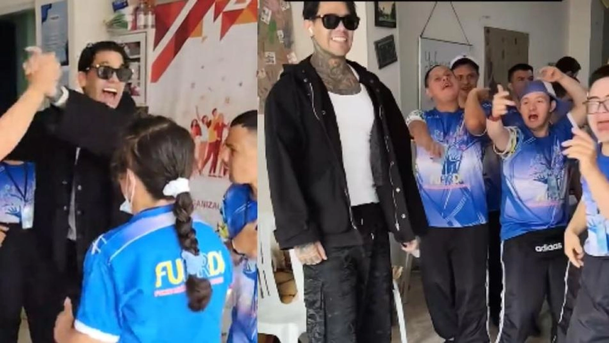 Yeferson Cossio prometió que llevaría de paseo a un grupo de jóvenes con discapacidad de una fundación: 'Siento mucha admiración'