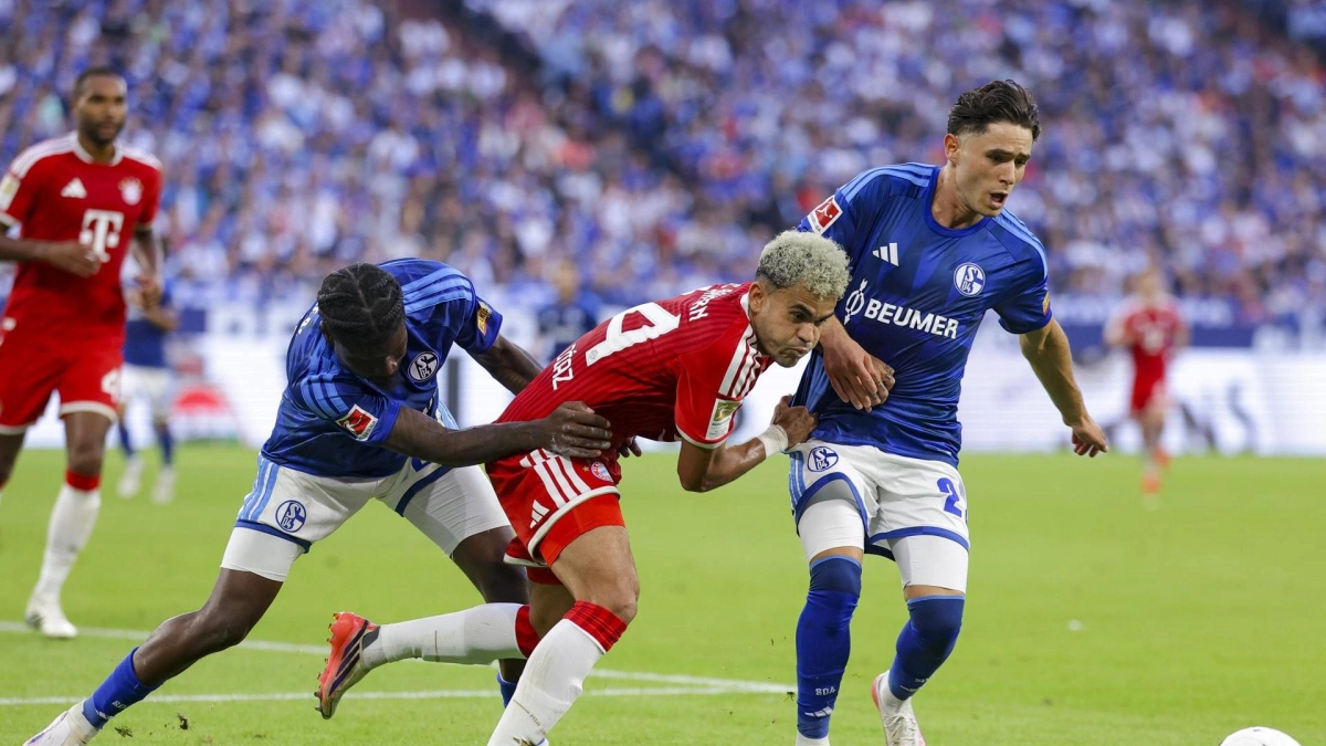 Luis Díaz y Bayern Múnich, desdibujados en la Bundesliga: el guajiro erró ocasiones claras de gol en el pálido empate contra el Schalke 04