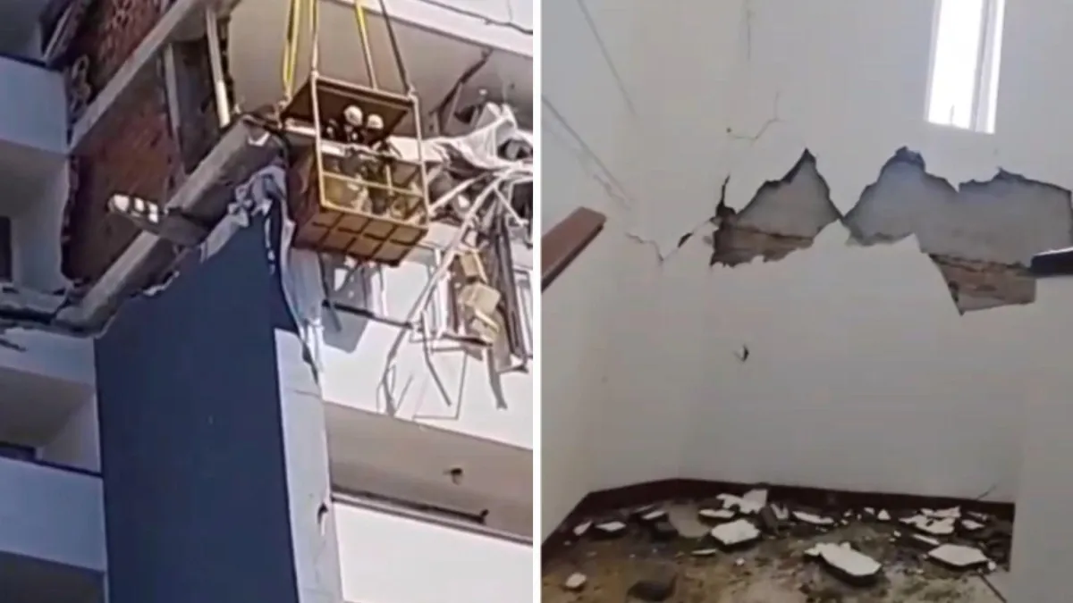 Leidy Johana Yépez, la mujer que sobrevivió al piso aplastado en el edificio Invico de Pereira tras el feroz terremoto que sacudió el corazón del país