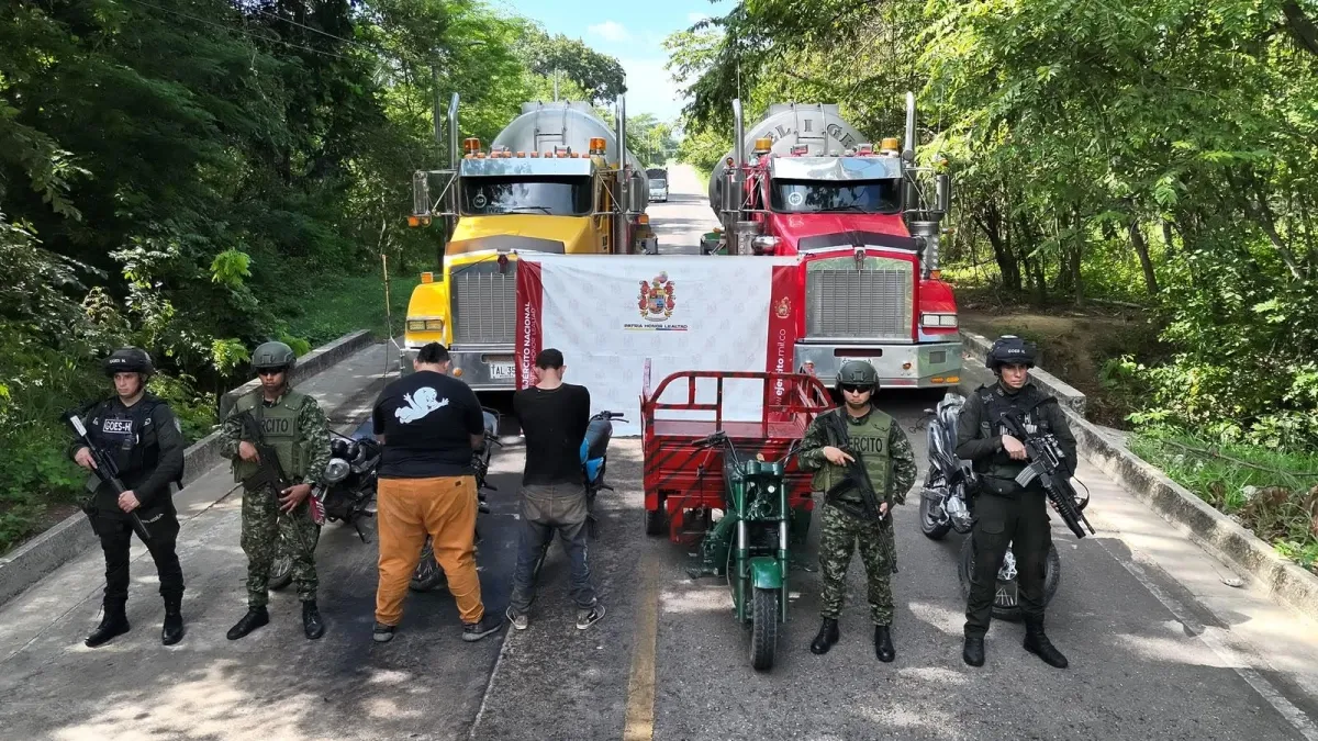 Ejército golpea red dedicada al hurto de combustible en el sur del Cesar
