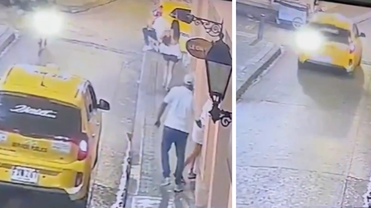 Video | Taxista quedó grabado cuando robó el celular de una turista en Cartagena: su carro tiene más de 4 millones de pesos en multas