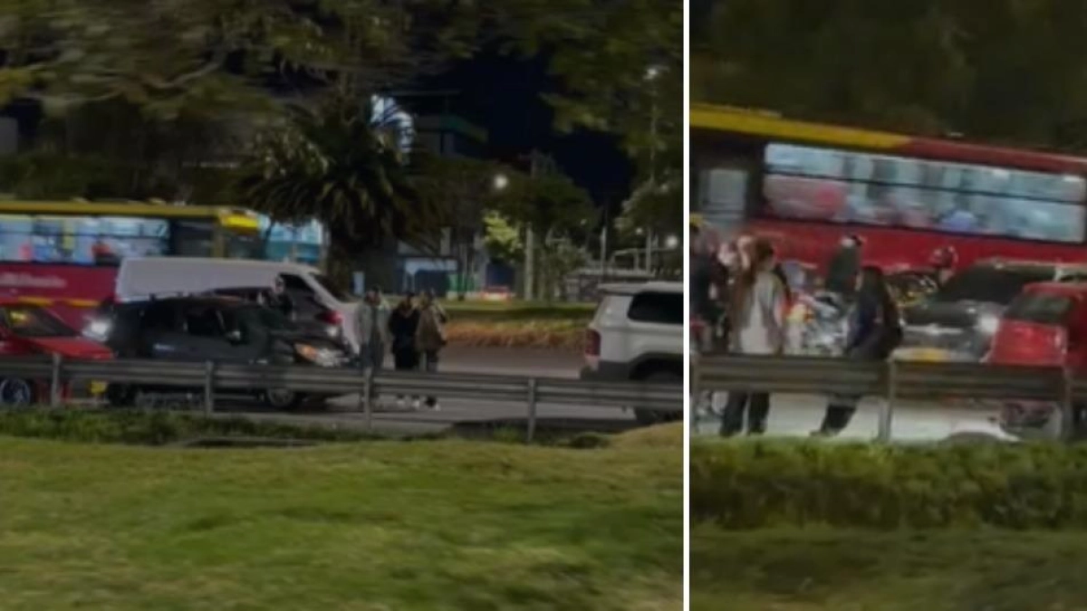 Accidente múltiple en la Autopista Norte genera afectación en dos carriles en la mañana de este martes 8 de septiembre: esto se sabe