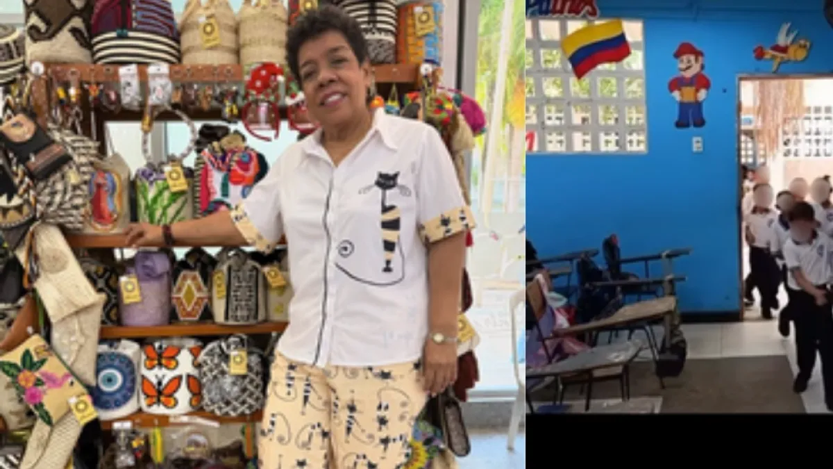 La profesora que convirtió su salón en una fiesta caribeña: así enseña a sus alumnos la música tradicional de Colombia