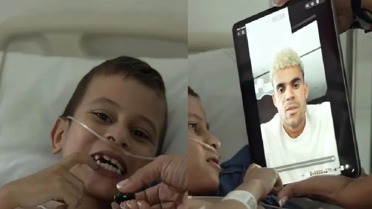 El emotivo mensaje que le dio ‘Lucho’ Díaz a Lucas Murillo, niño que se hizo viral por pedir ayuda para su salud al presidente De La Espriella