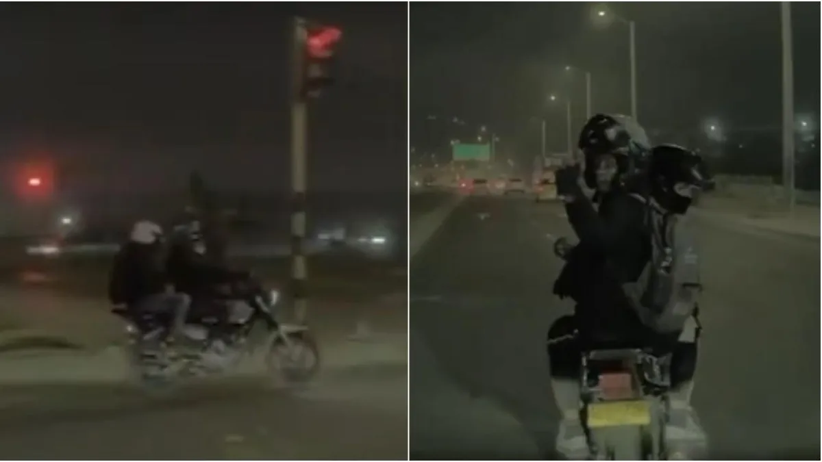 Video | Conductor de un carro frenó para evitar accidente y terminó siendo atacado por motociclistas en Bogotá