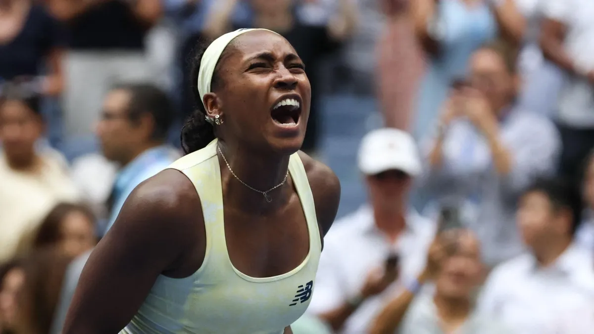 Coco Gauff la vio gris: salva dos puntos de partido a Andreeva y jugará contra Rybakina en semifinales del US Open