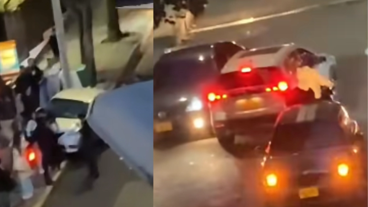 Reportan grave accidente múltiple en la carrera 7 en el norte de Bogotá: camión impactó a 5 carros, atravesó separador y quedó en medio de la vía