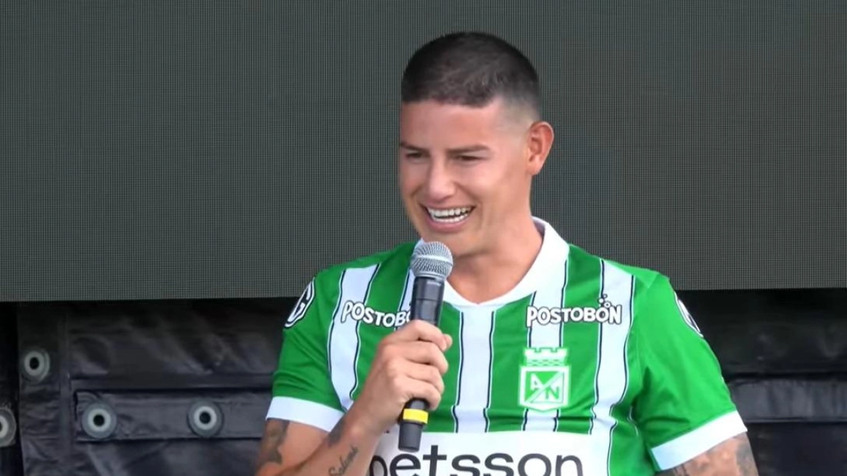 James Rodríguez y su llegada a Atlético Nacional: ‘Yo no vengo a estar tranquilo, yo quiero ganar’
