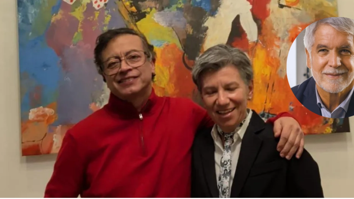 'Qué pareja tan dañina': Enrique Peñalosa critica foto abrazados de Gustavo Petro y Claudia López, exalcaldesa de Bogotá