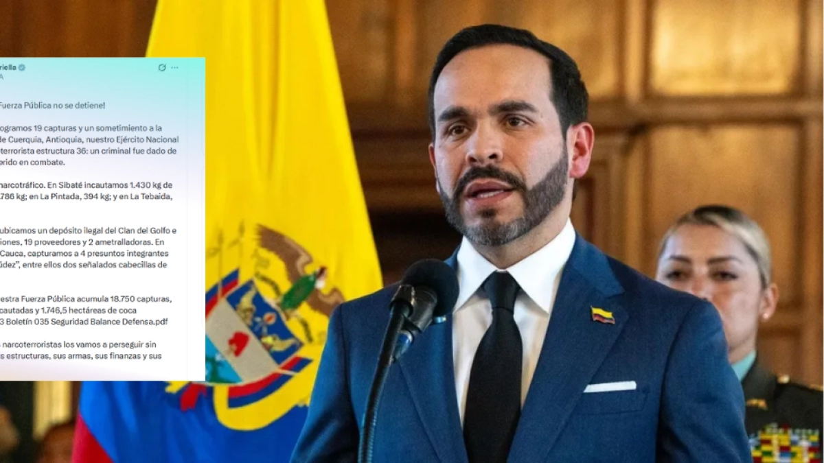 Presidente Abelardo De La Espriella reporta 19 capturas y golpes al narcotráfico en las últimas 24 horas