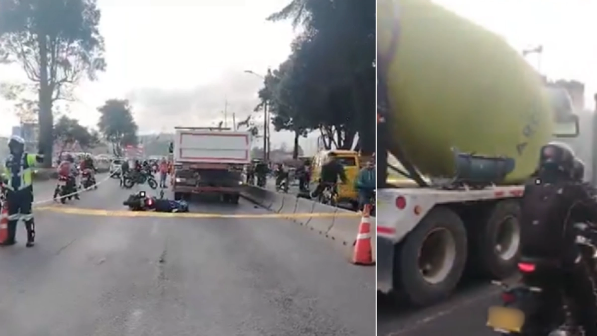 Motociclista murió tras chocar contra una volqueta en Fontibón durante la madrugada de este lunes: esto se sabe