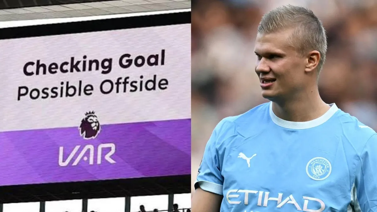 Escándalo total en la Premier League: admiten que hubo un grave error del VAR en el gol de Erling Haaland que desequilibró el derbi de Manchester