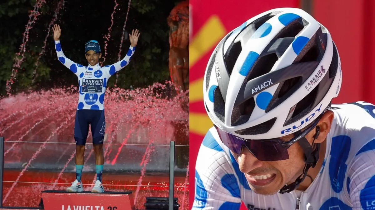 Santiago Buitrago no cabe de la dicha tras ser el rey de la montaña en la Vuelta a España: ‘Sufrí bastante, pero me llevo bonitos recuerdos’