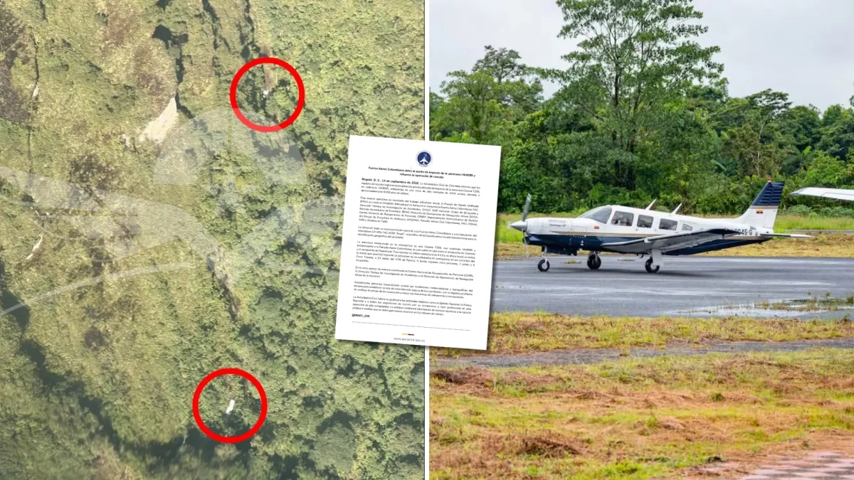 Unidades de rescate llegaron al sitio donde está la avioneta siniestrada en el Chocó, pero está vacía: aún buscan a las cuatro médicas y al piloto