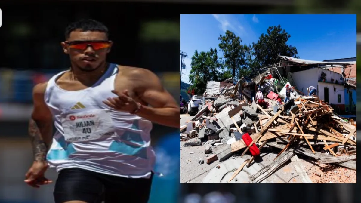 El doloroso relato de Julián Acosta luego de perderlo todo en el terremoto: ganar el oro en el Grand Prix de Paraatletismo es una motivación extra