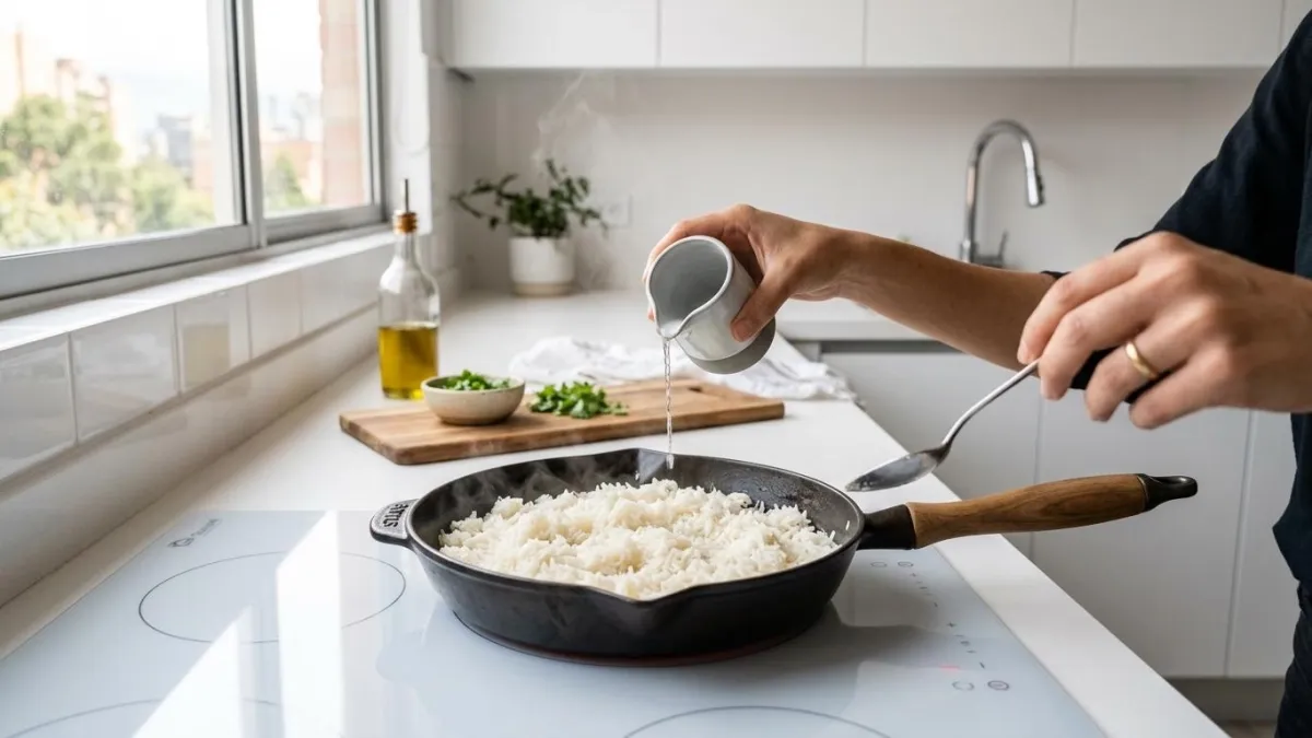 ¿Para qué sirve poner una cucharada de vinagre en el arroz y por qué lo recomiendan los especialistas en cocina?