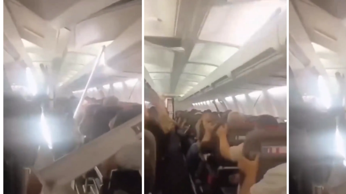 Video | Pasajeros vivieron momentos de tensión cuando un avión Boeing 737 sufrió una emergencia tras despegar del aeropuerto de Mashhad, Irán