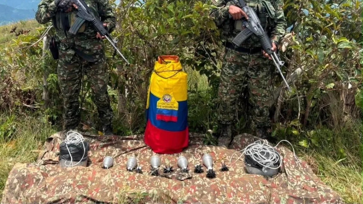 130 kilos de explosivos del frente 36 de las disidencias fueron destruidos por el Ejército Nacional en Antioquia: había bombas para drones