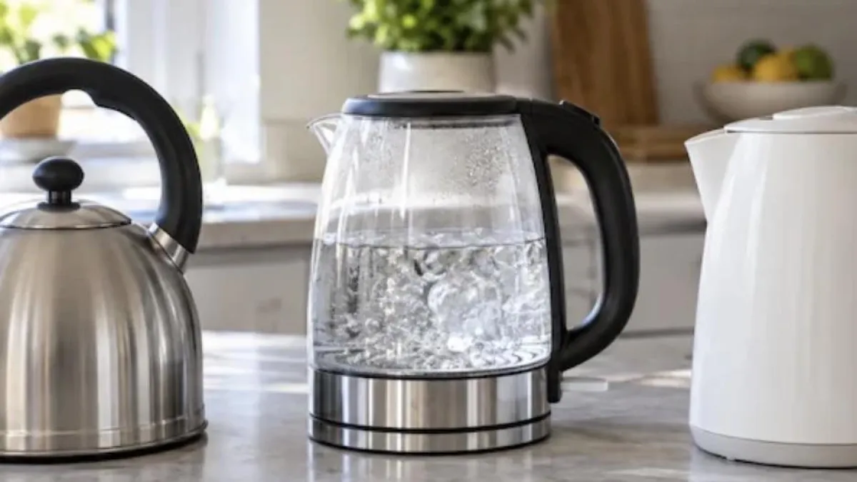 ¿Qué hervidor es mejor para calentar agua: acero inoxidable, vidrio o plástico?