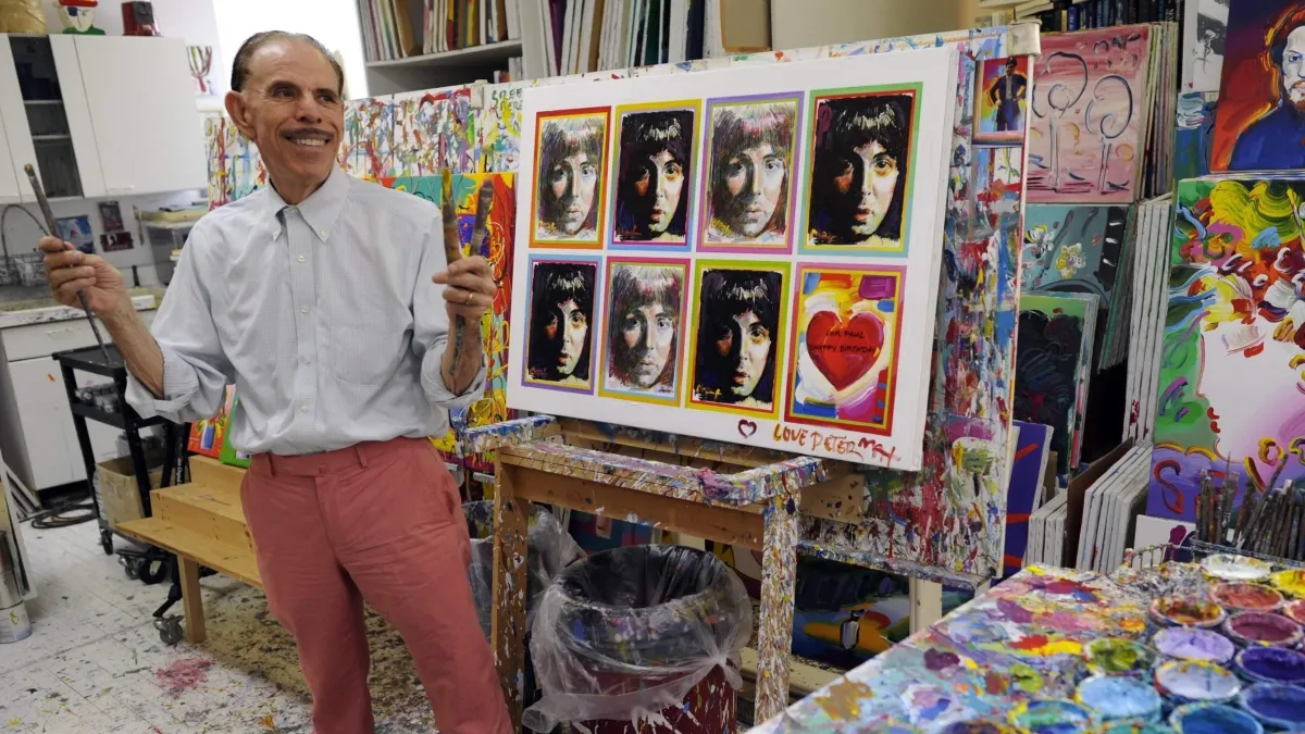 Murió el artista Peter Max, famoso por los carteles de la contracultura de los 60 y por el afiche del Mundial de Fútbol USA 1994