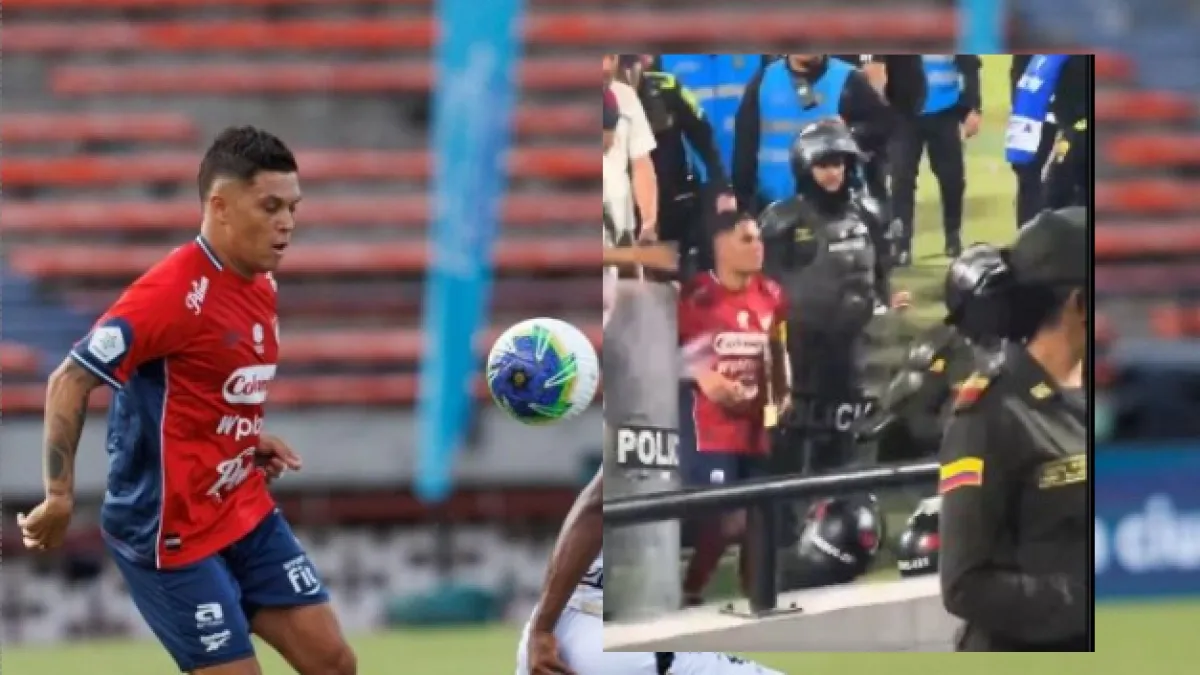 Video | Una vergüenza lo que pasó en Bucaramanga: Juan Fernando Quintero recibió un botellazo enviado desde la tribuna