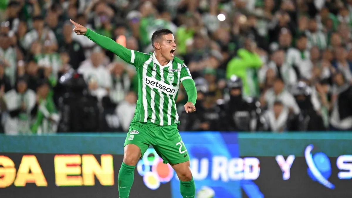 Incertidumbre en Atlético Nacional: James Rodríguez es duda para el clásico ante Millonarios por quebrantos de salud