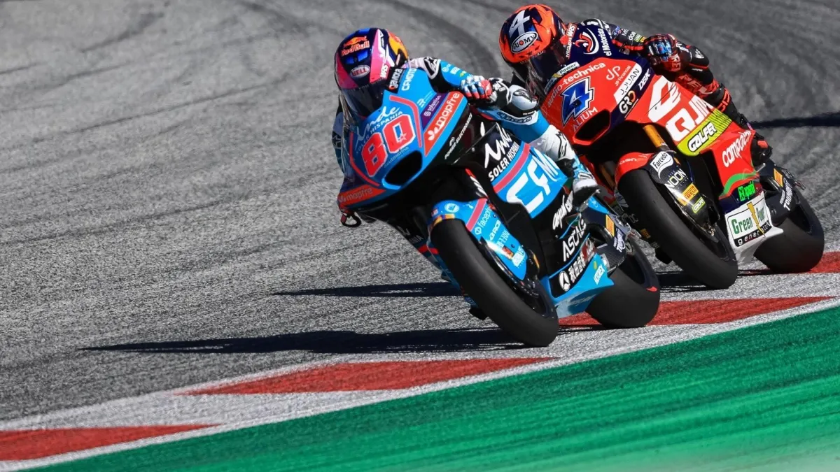 David Alonso estuvo sensacional en el primer día del Gran Premio de Japón de Moto2: con el acelerador a fondo