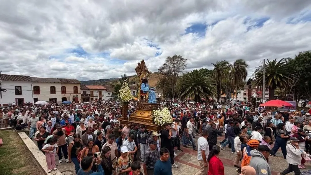 Clamor por el agua en Nariño: la multitudinaria rogativa con la que El Tambo le pide lluvias a su patrono