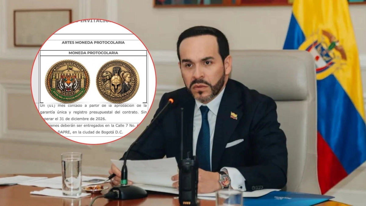 Dapre cotiza nueva moneda protocolaria del Gobierno de Abelardo De La Espriella: tendría un tigre de ojos verdes y símbolos de seguridad presidencial