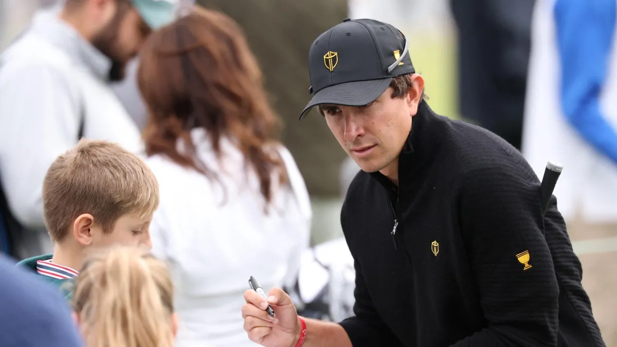 Nicolás Echavarría se ilusiona con una buena actuación con el equipo internacional en la Presidents Cup de golf